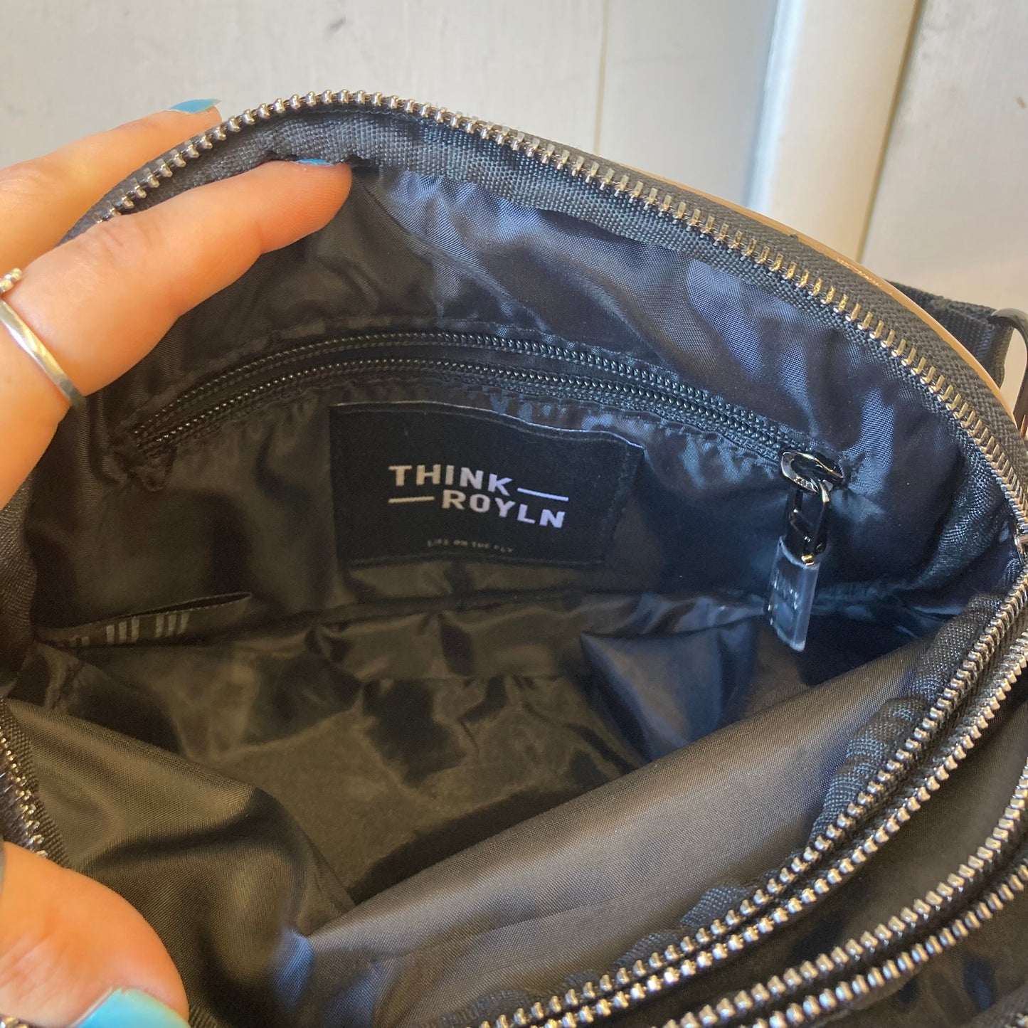 Handbag By Think Royln In Brown, Size:Small