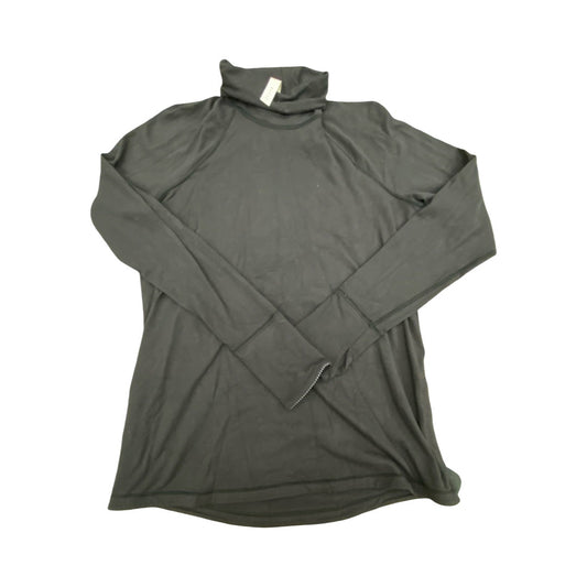 Athletic Top Ls Collar By Lululemon In Black, Size:6