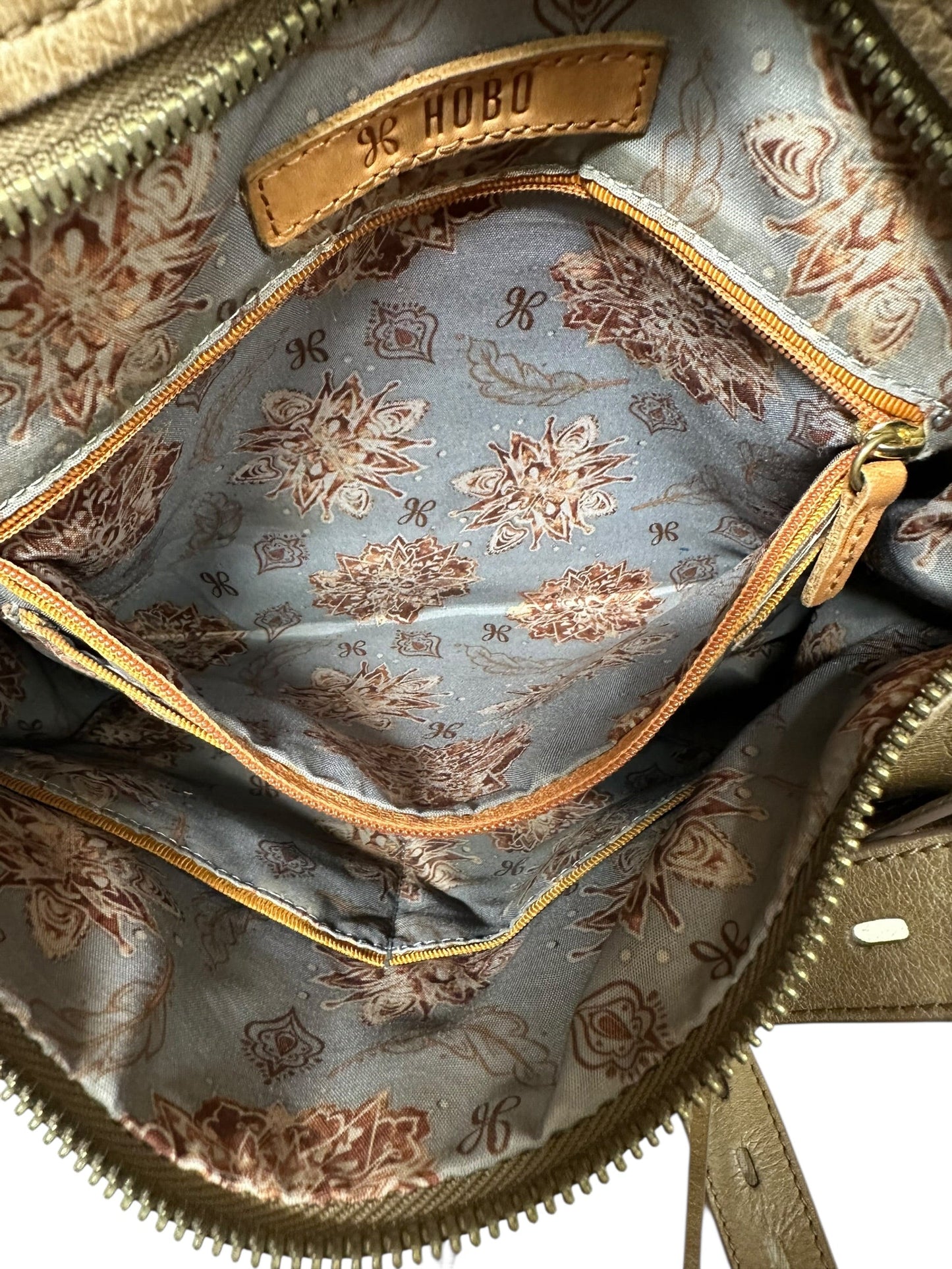 Handbag Leather By Hobo Intl In Tan, Size:Large