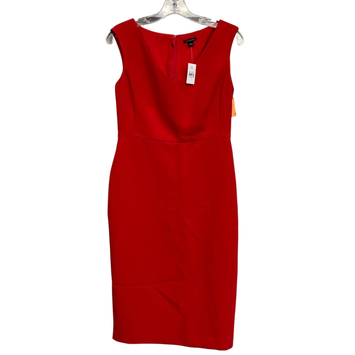 Dress Work By Ann Taylor In Red, Size:Xs