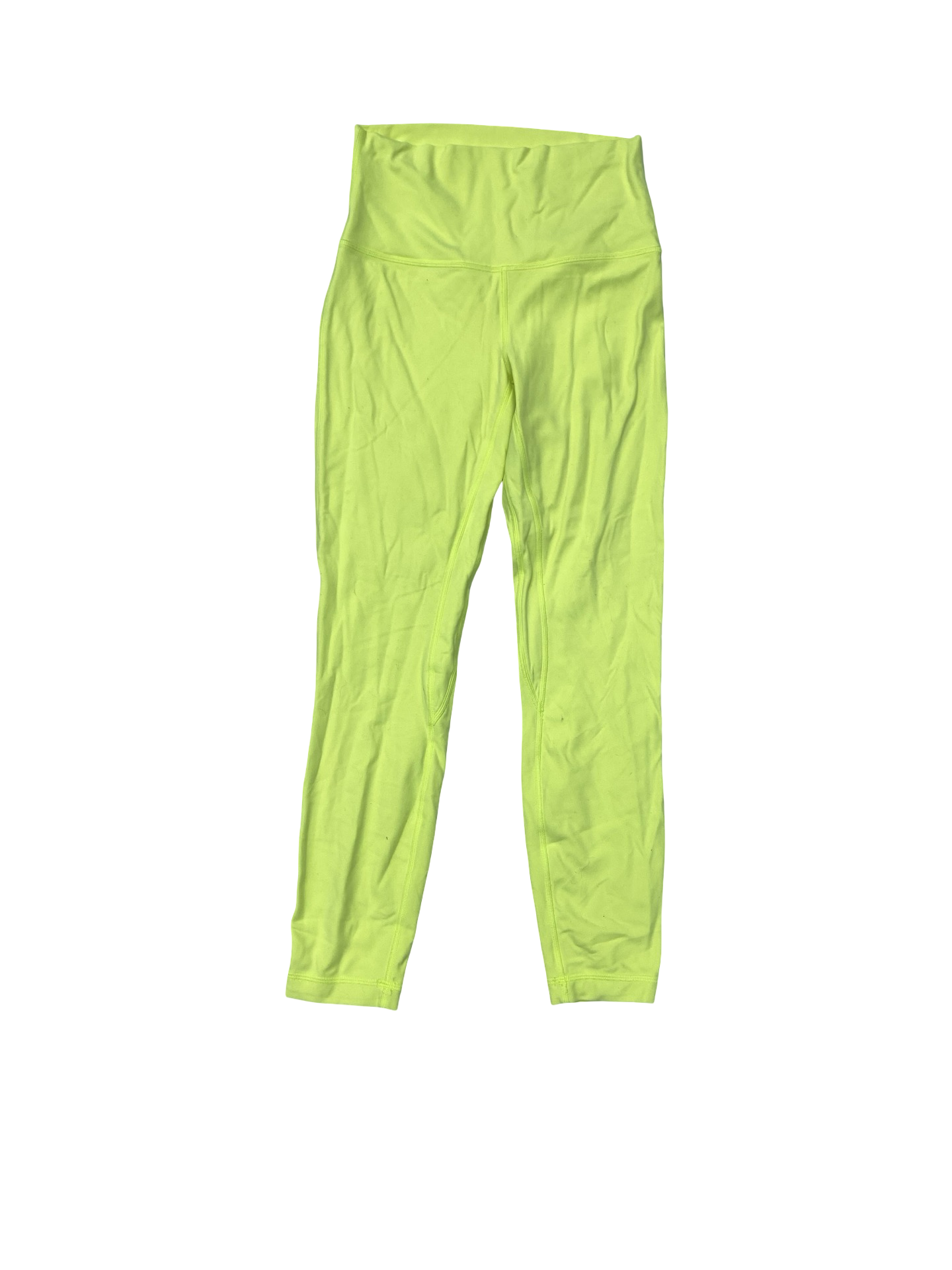 Athletic Leggings By Lululemon In Yellow, Size:6