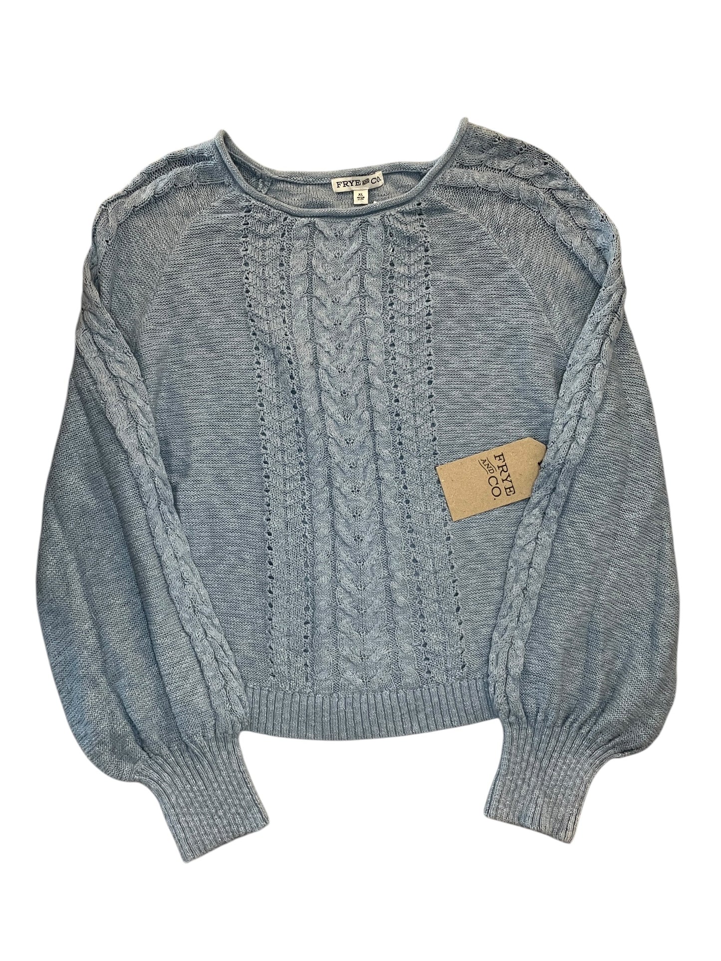 Sweater By Frye And Co In Blue, Size:Xl