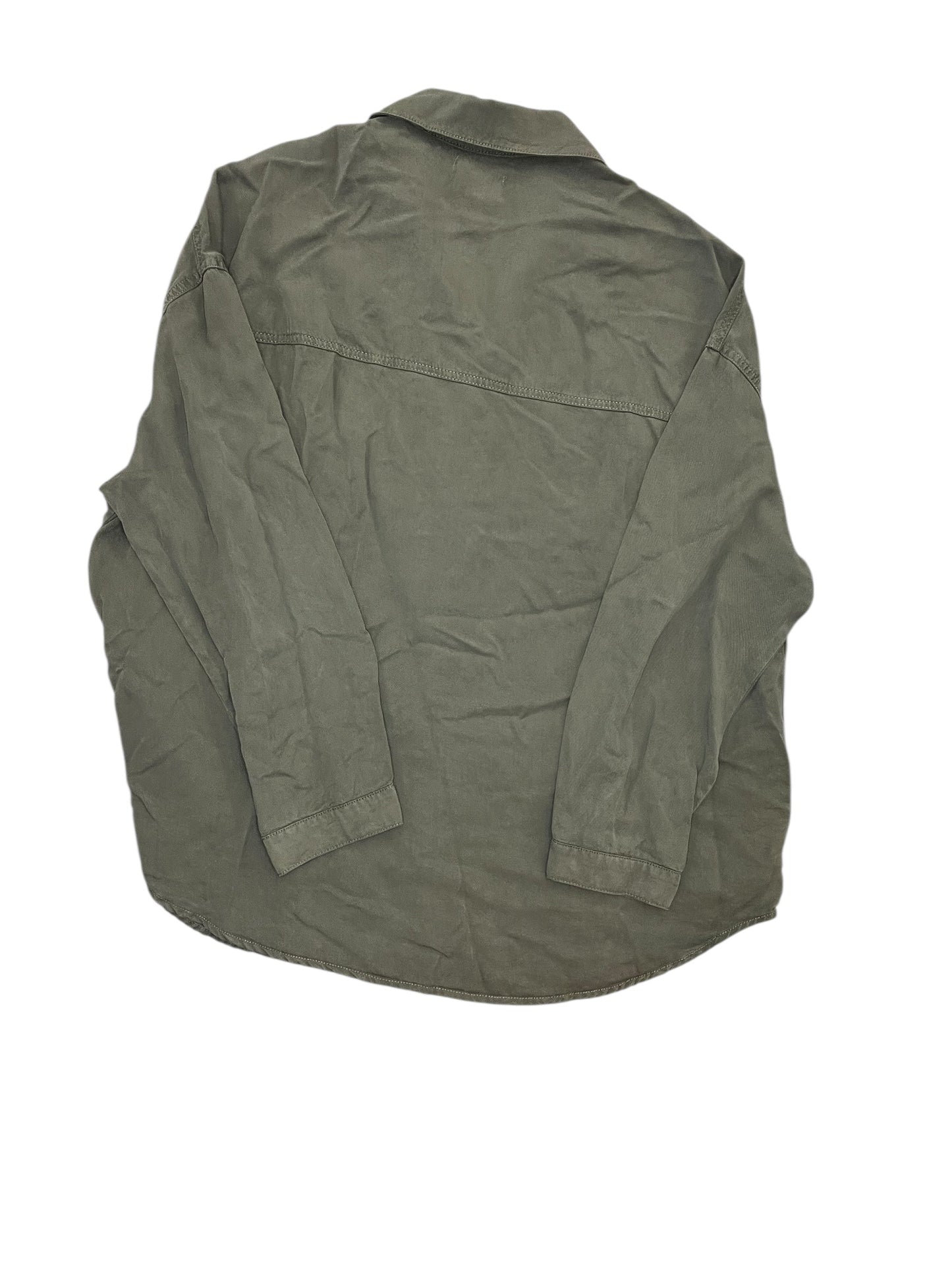 Jacket Shirt By Risen In Green, Size:1X