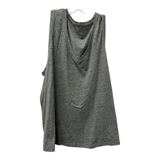 Top Sleeveless By Madewell In Grey, Size:3X