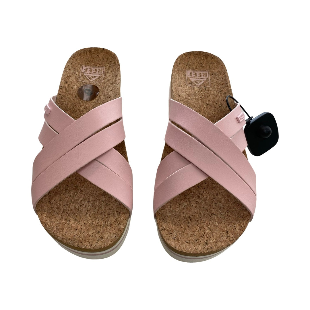 Sandals Flats By Reef In Pink, Size:8