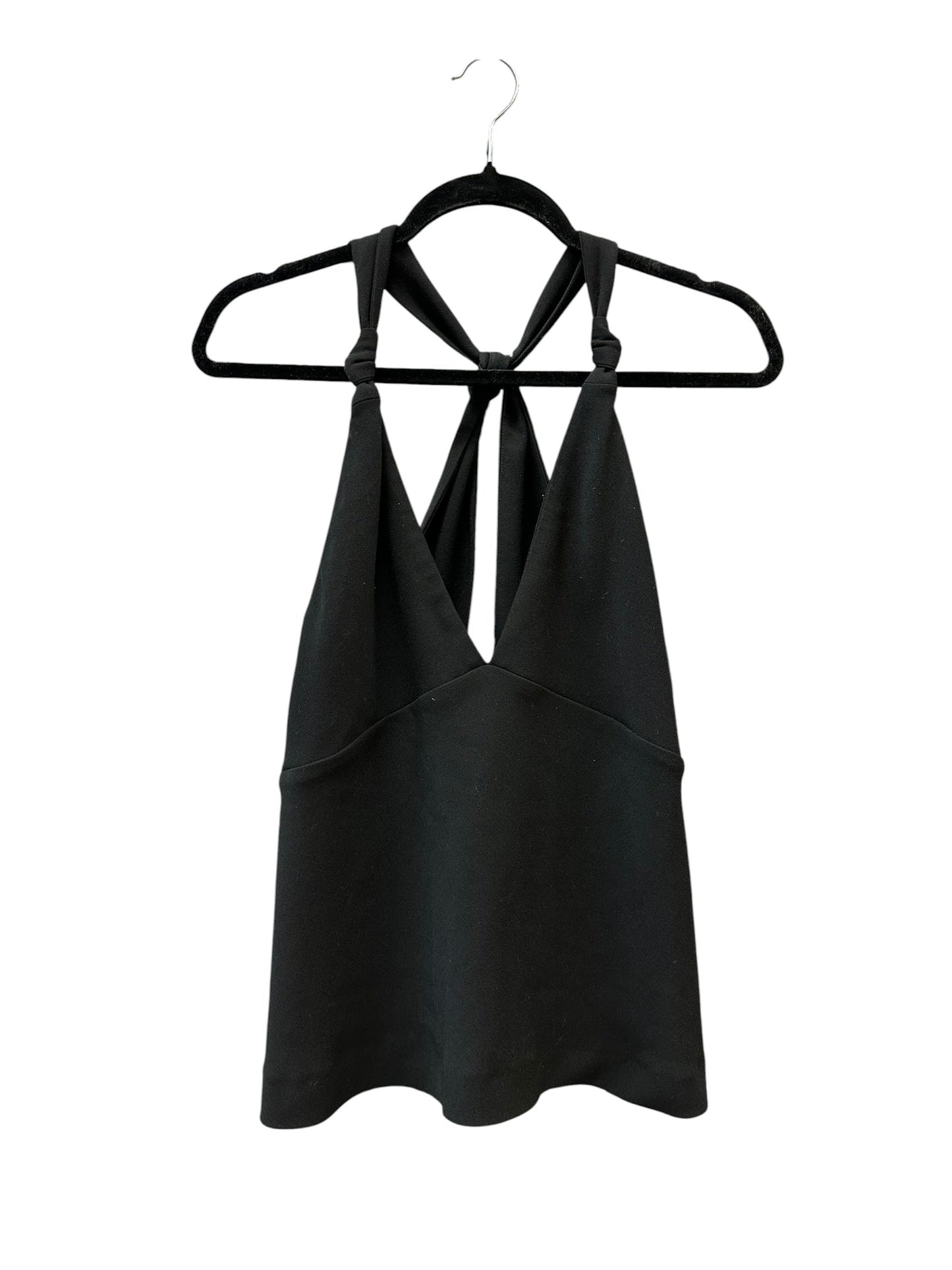Top Sleeveless By Zara In Black, Size:M