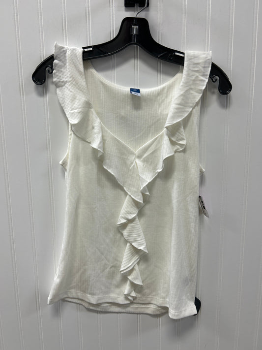 Top Sleeveless By Old Navy In Yellow, Size:M