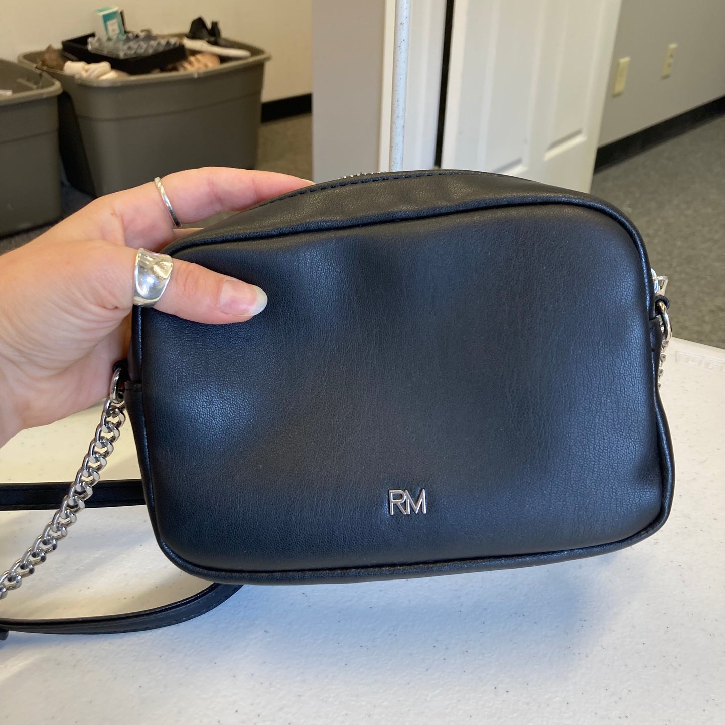Crossbody Designer By Rebecca Minkoff In Black, Size:Small