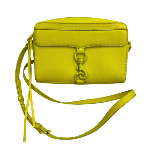 Crossbody Designer By Rebecca Minkoff In Yellow, Size:Small