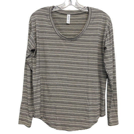 Top Ls By Athleta In Striped Pattern, Size:Xs