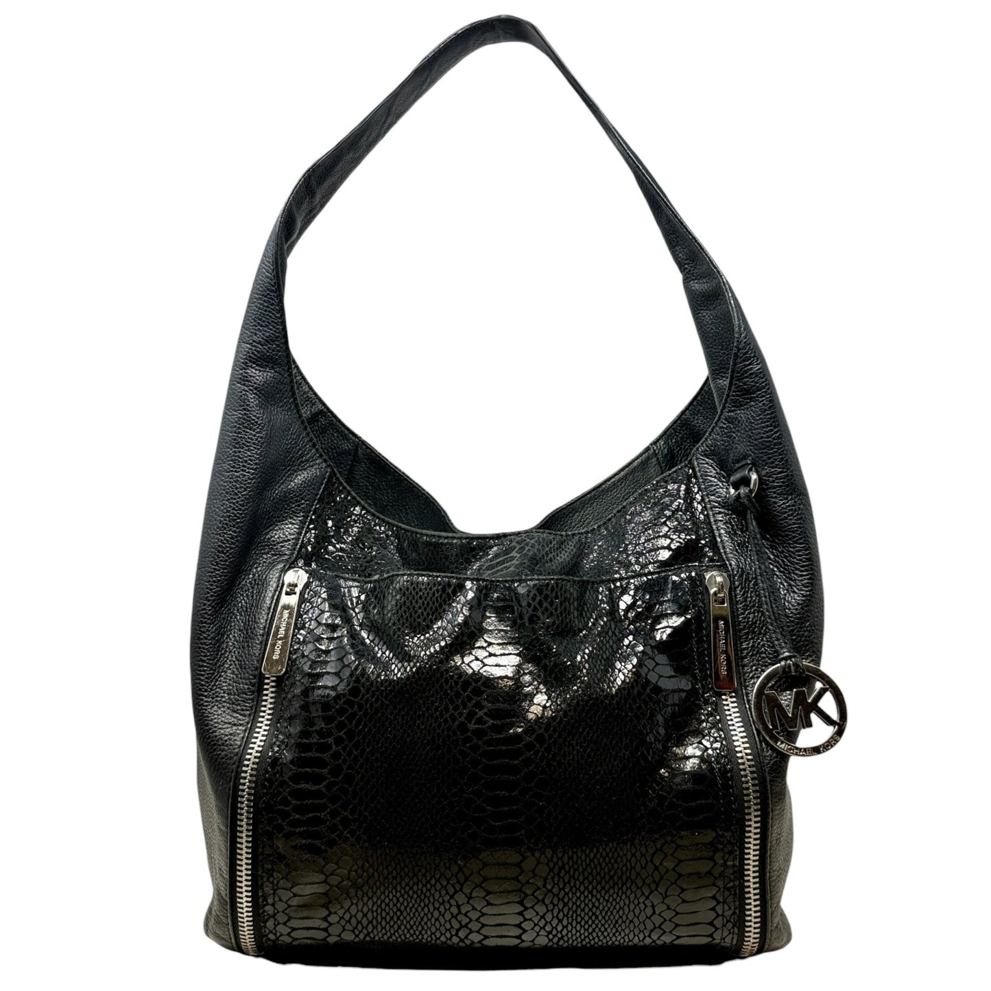 Python Leather Hobo By Michael By Michael Kors, Size: Medium