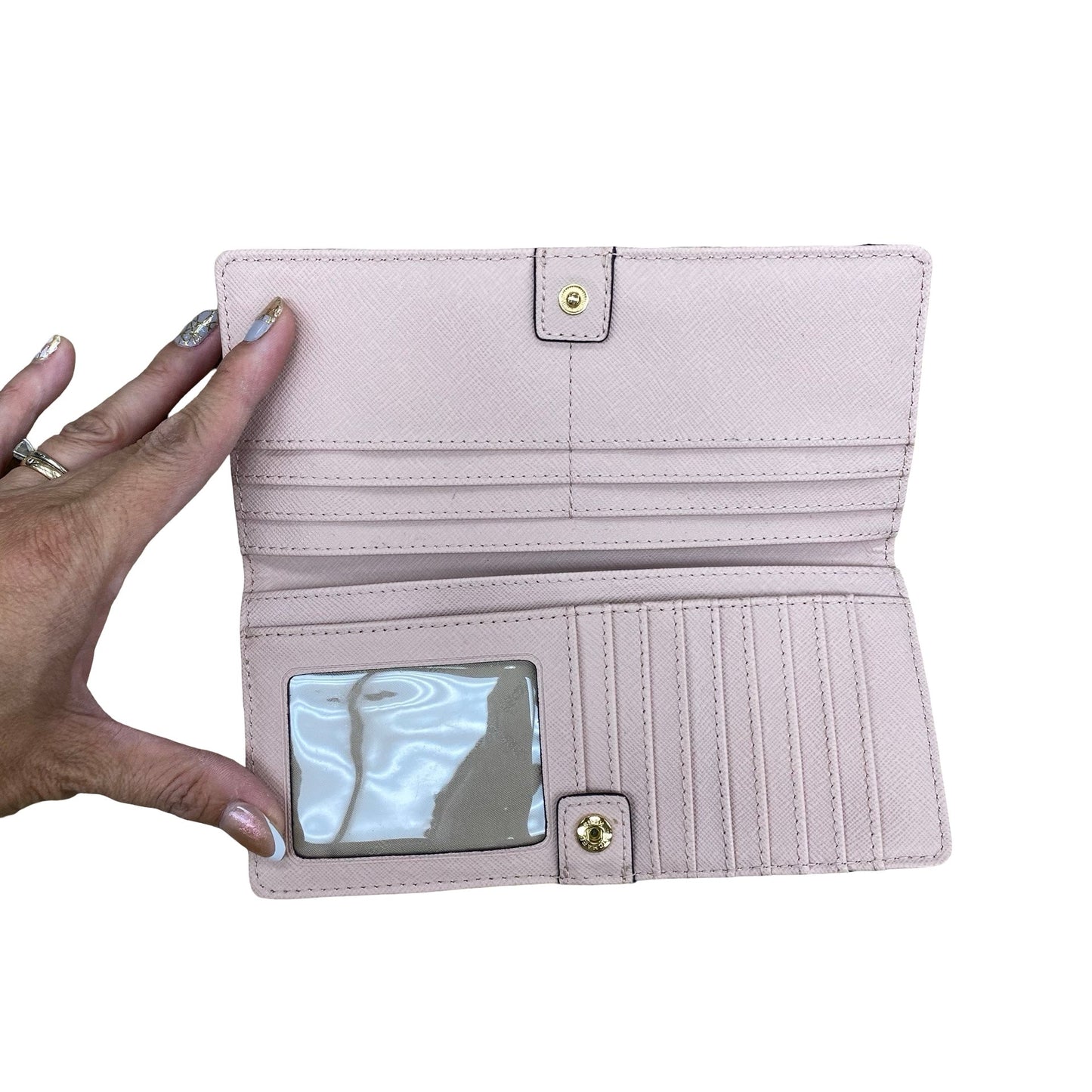 Wallet Designer By Michael Kors In Pink, Size:Medium