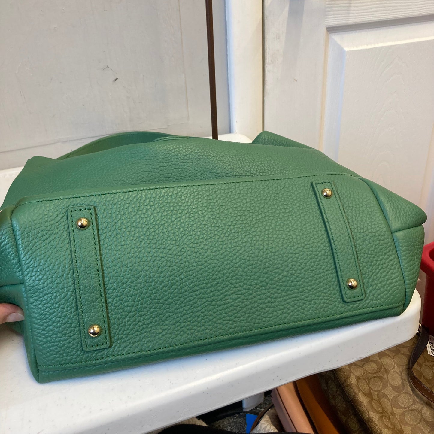 Handbag Designer By Dooney And Bourke In Green, Size:Large