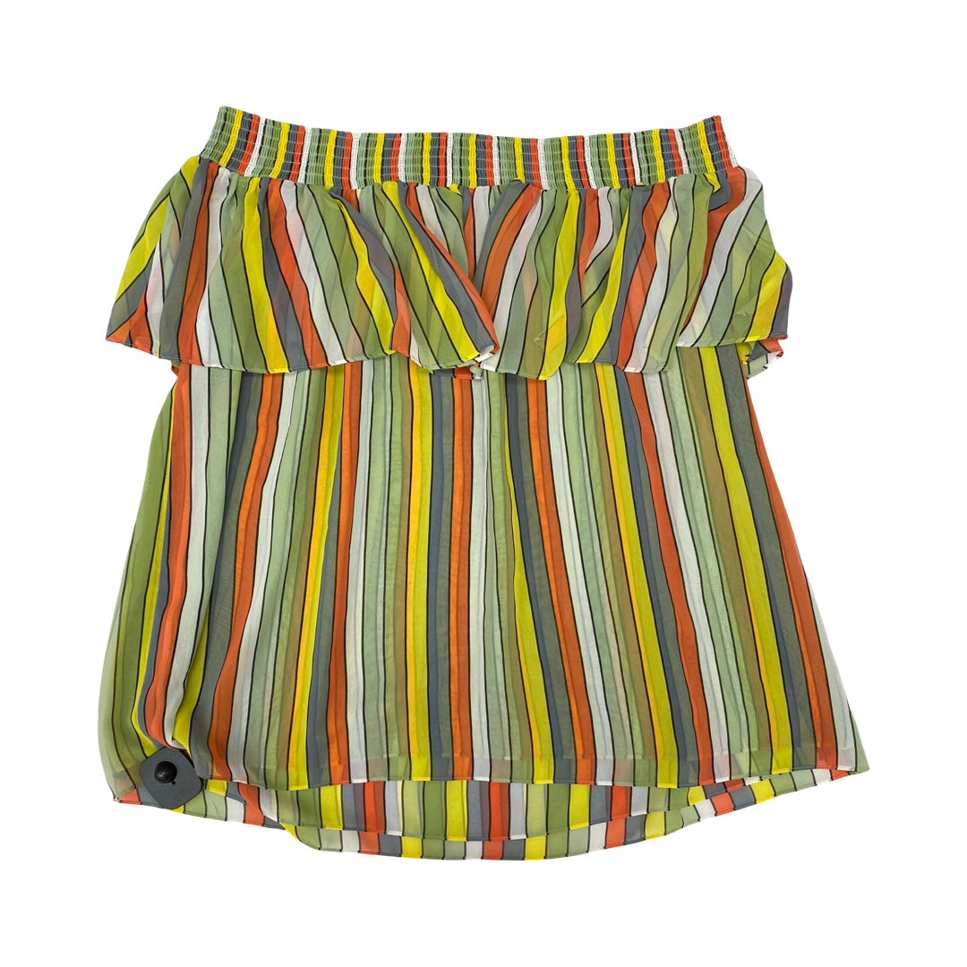 Top Sleeveless By Cabi In Striped Pattern, Size:Xl