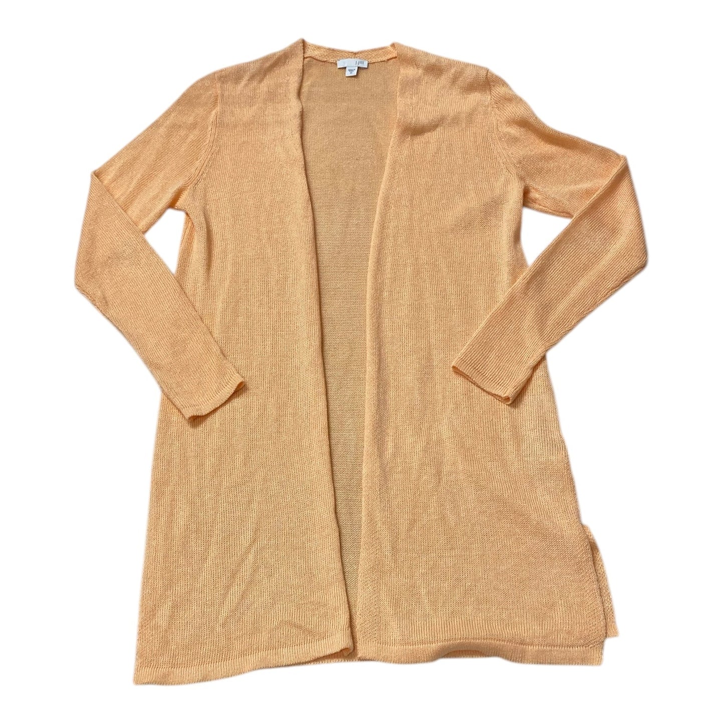 Sweater Cardigan By J. Jill In Orange, Size:Xs