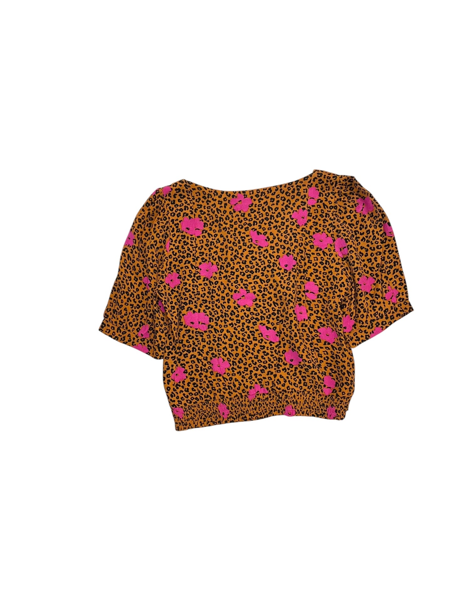 Top Ss By Elodie In Animal Print, Size:M