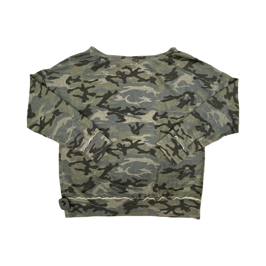 Top Ls By Sundry In Camouflage Print, Size:S
