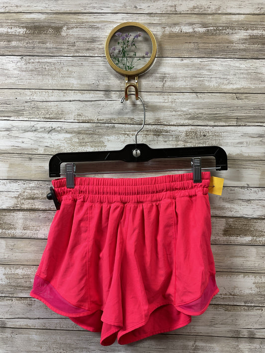 Athletic Shorts By Lululemon In Pink, Size:6