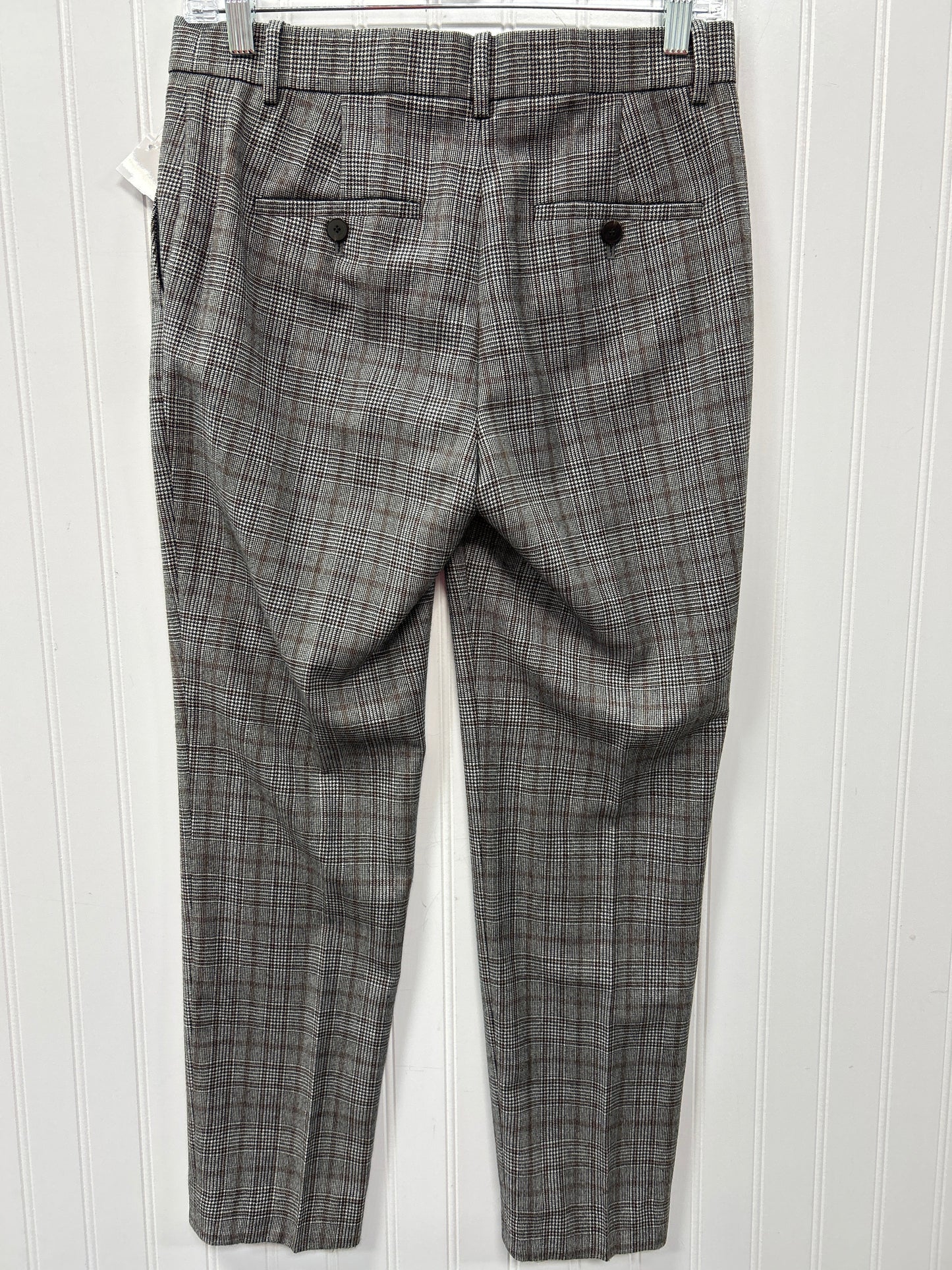 Pants Dress By Theory In Plaid Pattern, Size:2