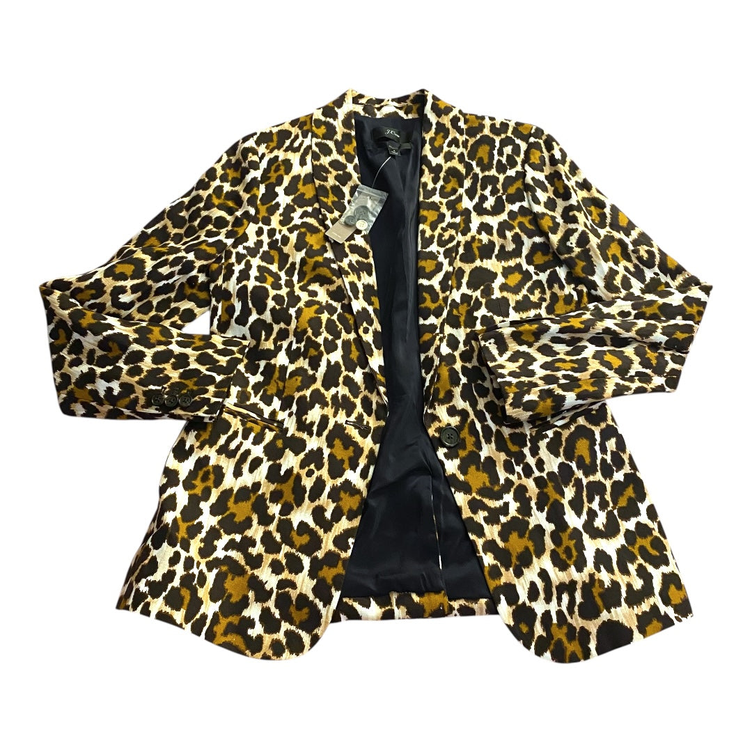 Blazer By J. Crew In Animal Print, Size:4