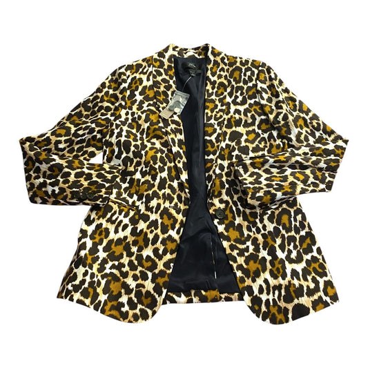 Blazer By J. Crew In Animal Print, Size:4