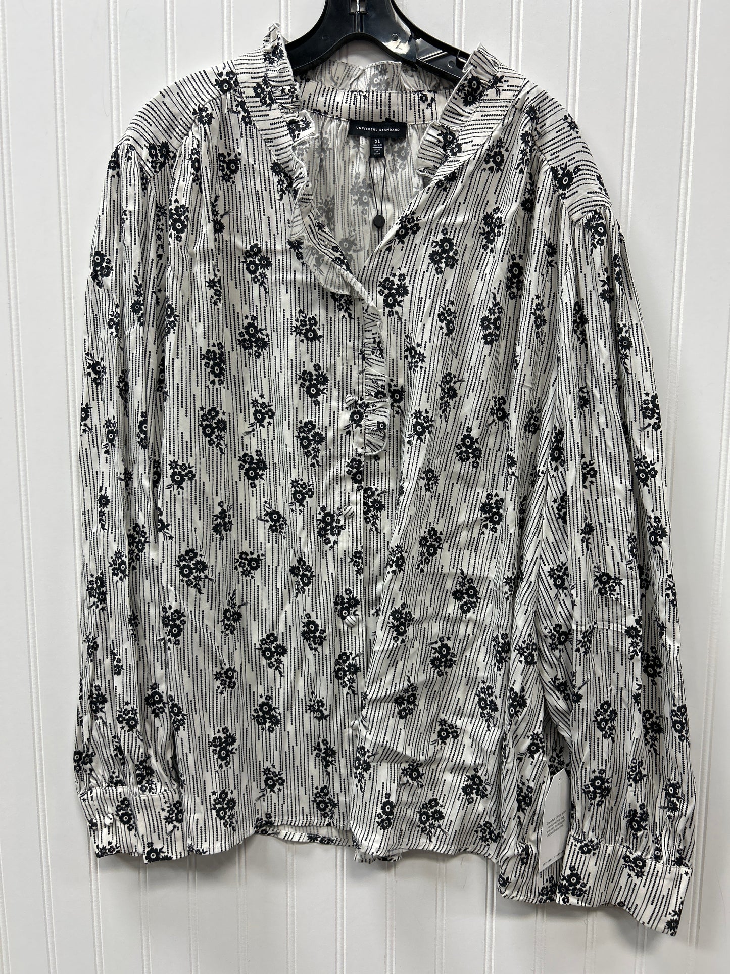 Blouse Ls By Universal Standard In Cream, Size:3X NWT