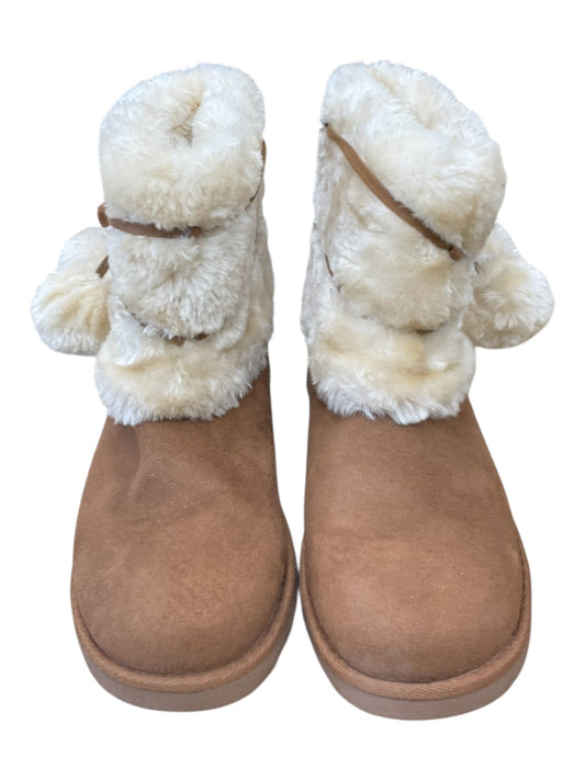 Boots Snow By Clothes Mentor In Brown, Size:8