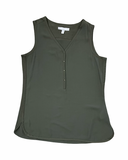 Top Sleeveless By Banana Republic In Green, Size:Xs
