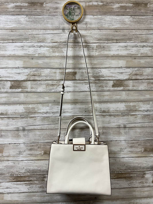 Handbag Designer By Kate Spade In Cream, Size:Medium
