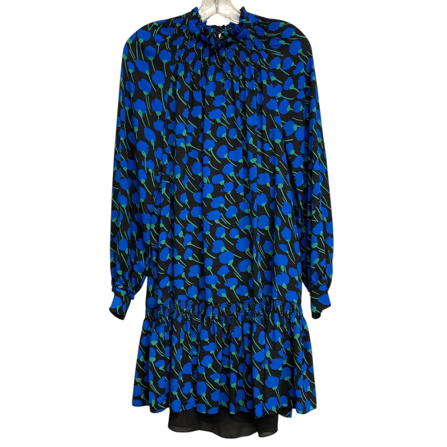 Dress Designer By Kate Spade In Black & Blue, Size:S