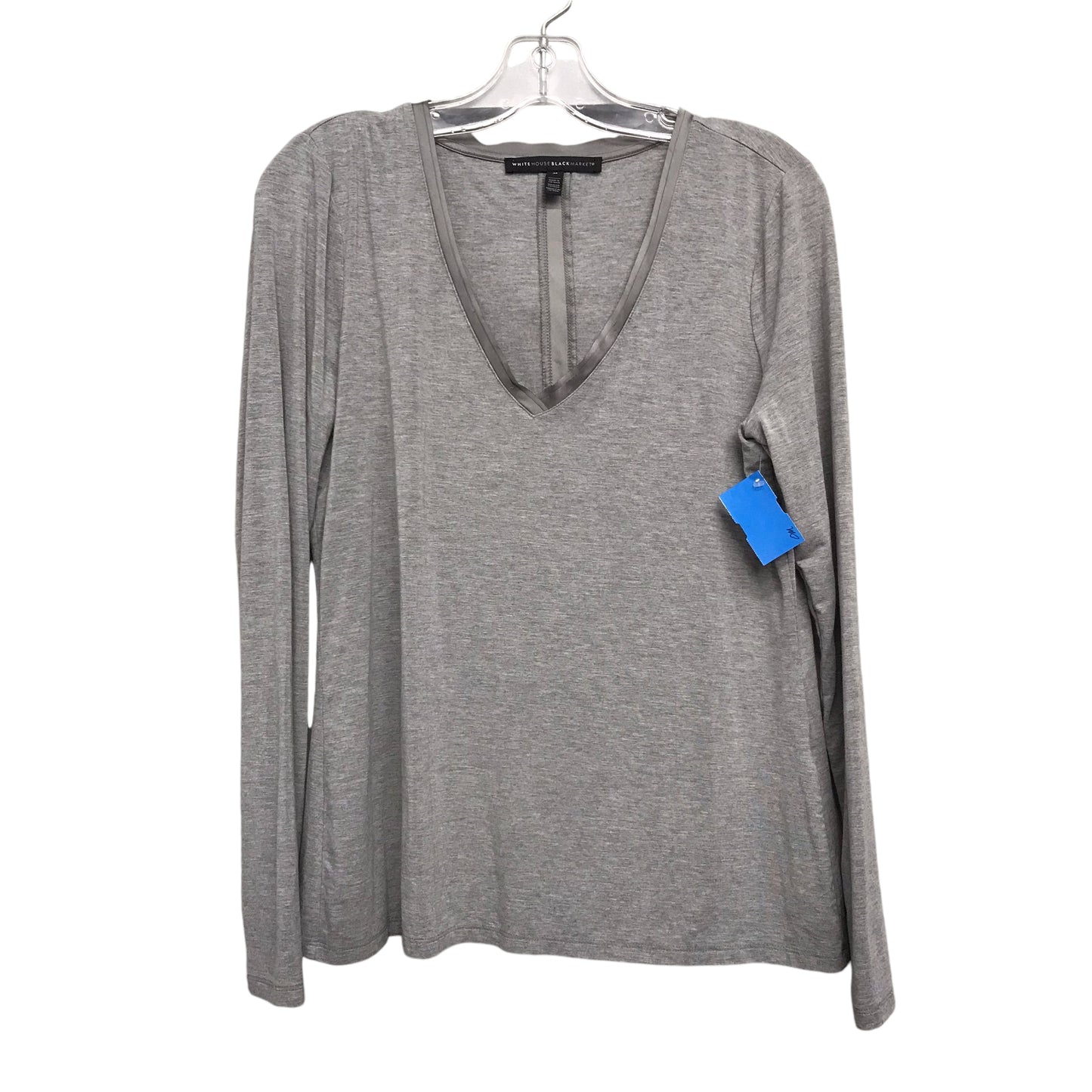 Top Ls Basic By White House Black Market In Grey, Size:M