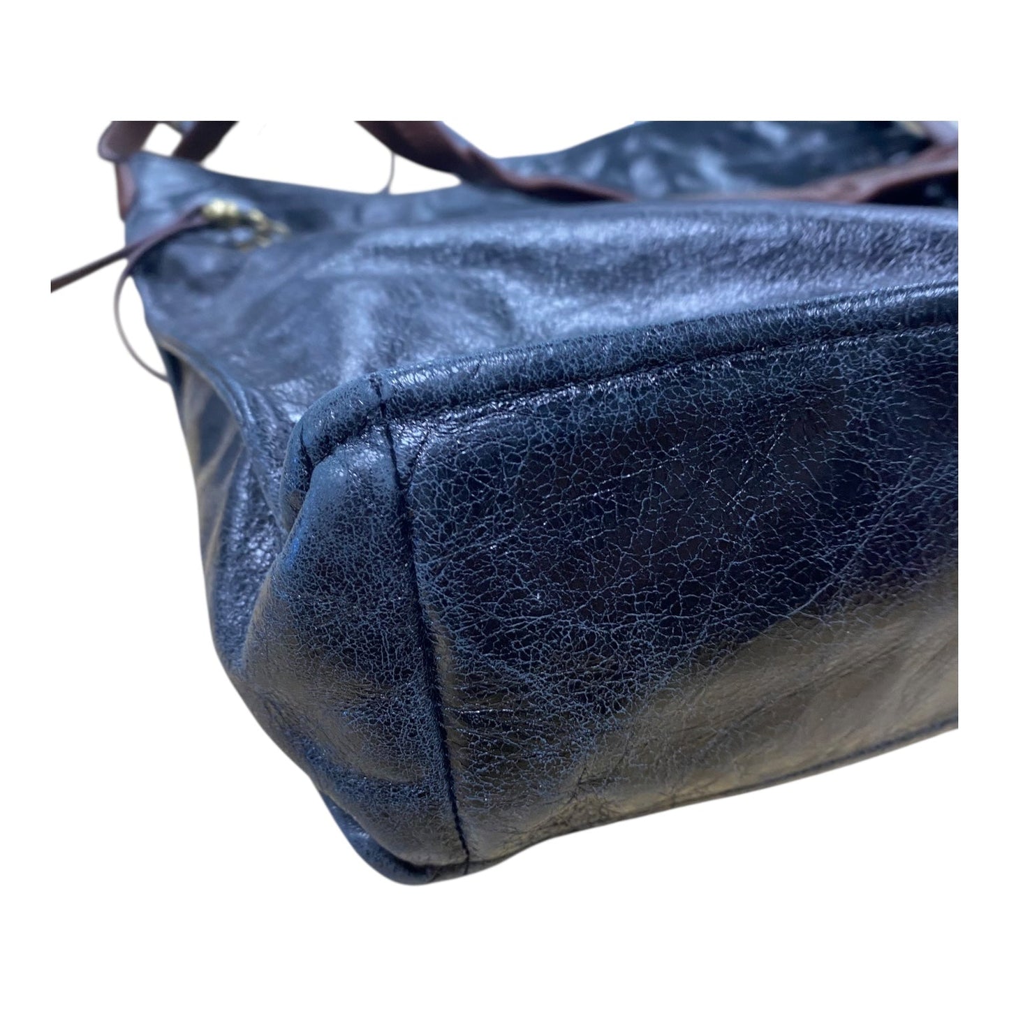 Handbag Leather By Hobo Intl In Black, Size:Medium