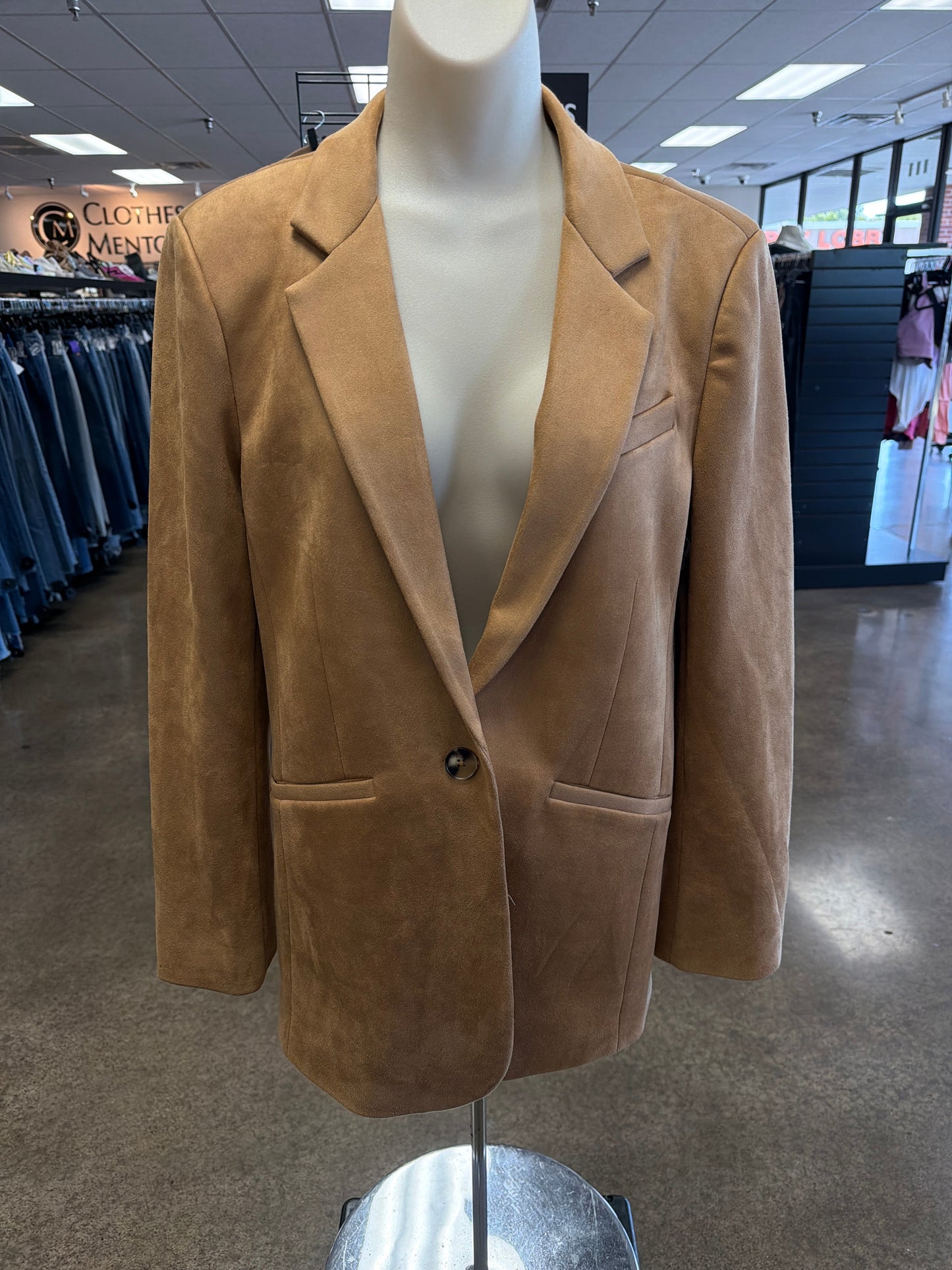 Blazer By Z Supply In Tan, Size:M