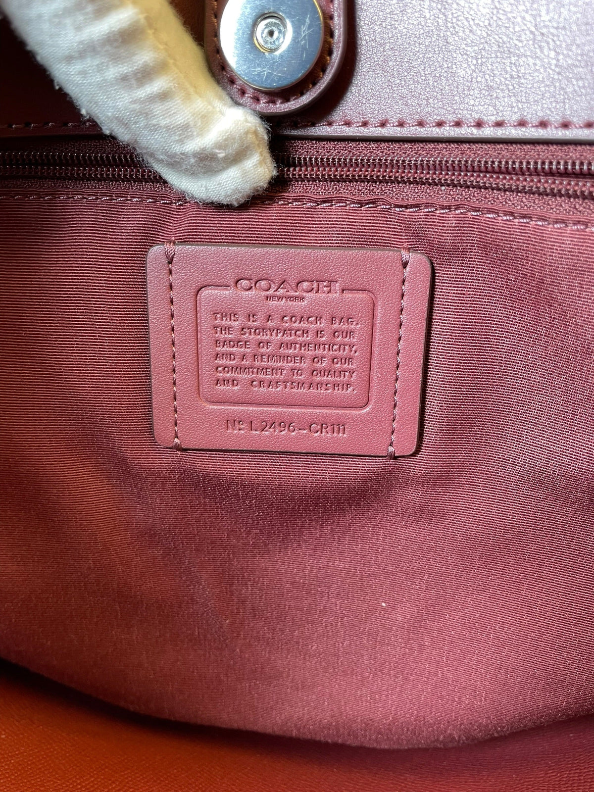 Tote Designer By Coach, Size: Large