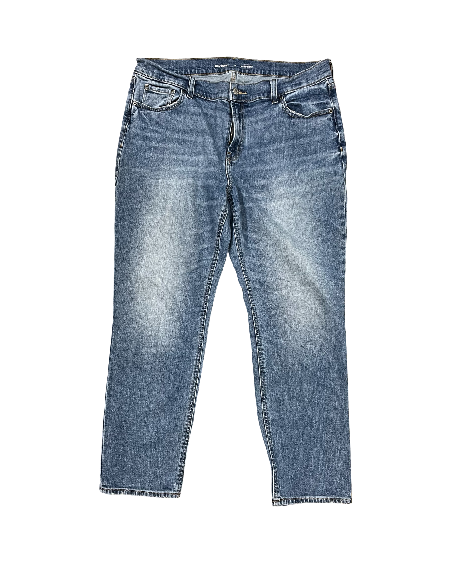 Jeans Boyfriend By Old Navy In Blue Denim, Size:12