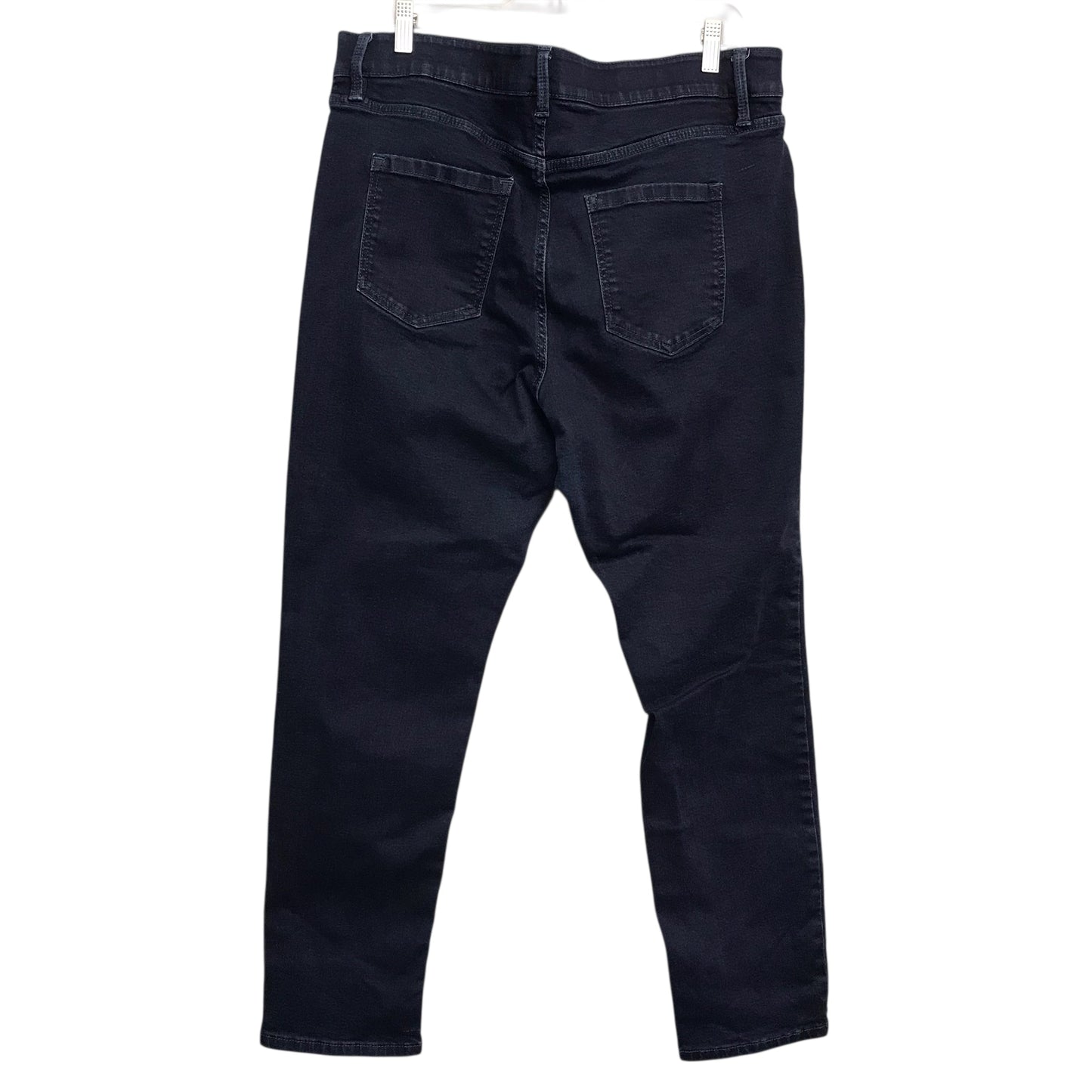 Jeans Straight By Liz Claiborne In Blue Denim, Size:18