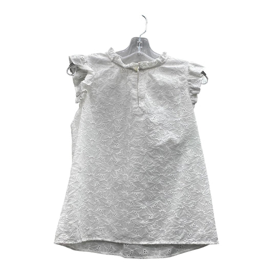 Top Sleeveless By Loft In White, Size:Xs