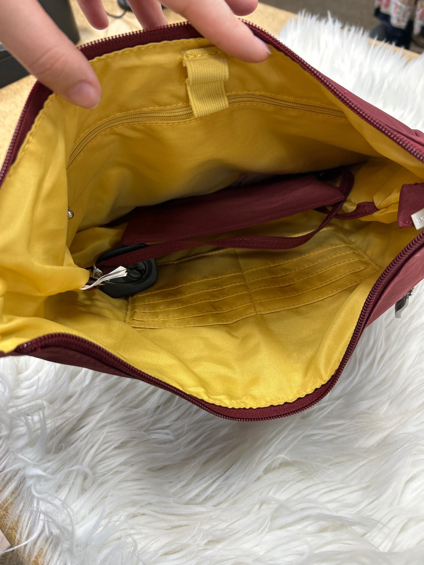 Handbag By Baggallini In Red, Size:Large