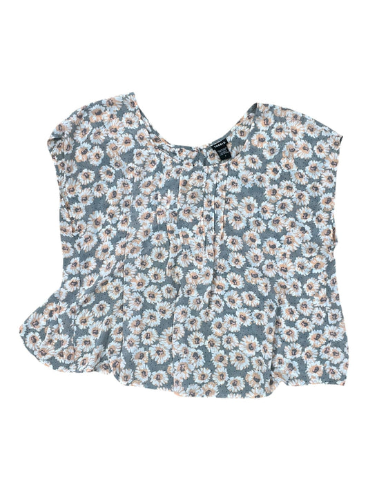 Top Sleeveless By Torrid In Grey & Orange, Size:1X