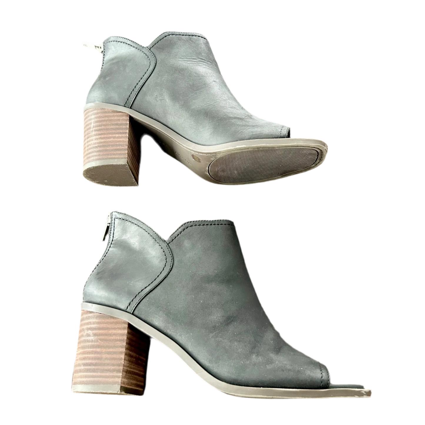 Boots Ankle Heels By Lucky Brand In Black, Size: 8.5