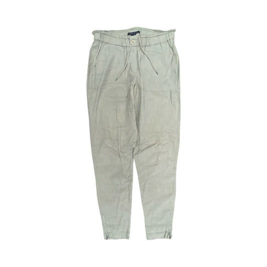 Pants Designer By Theory In Green & Tan, Size:Sp