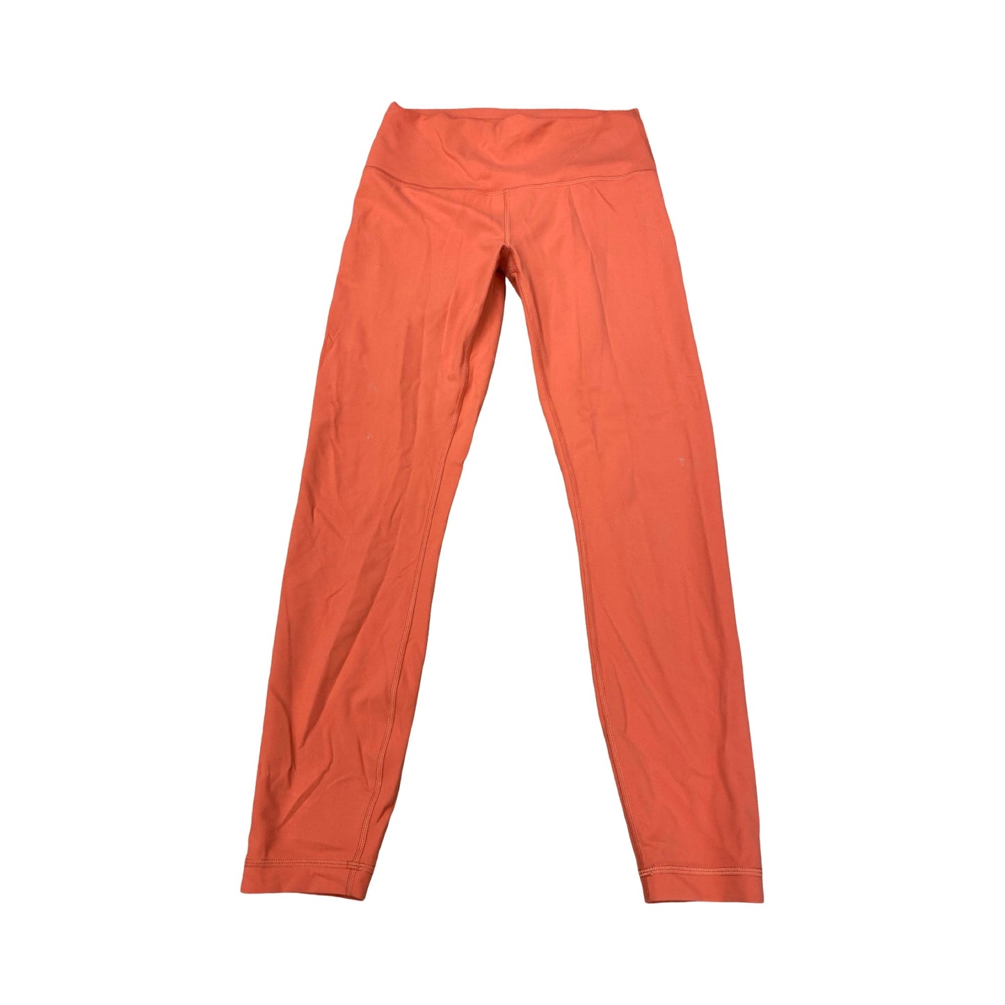 Athletic Leggings By Lululemon In Orange, Size:8