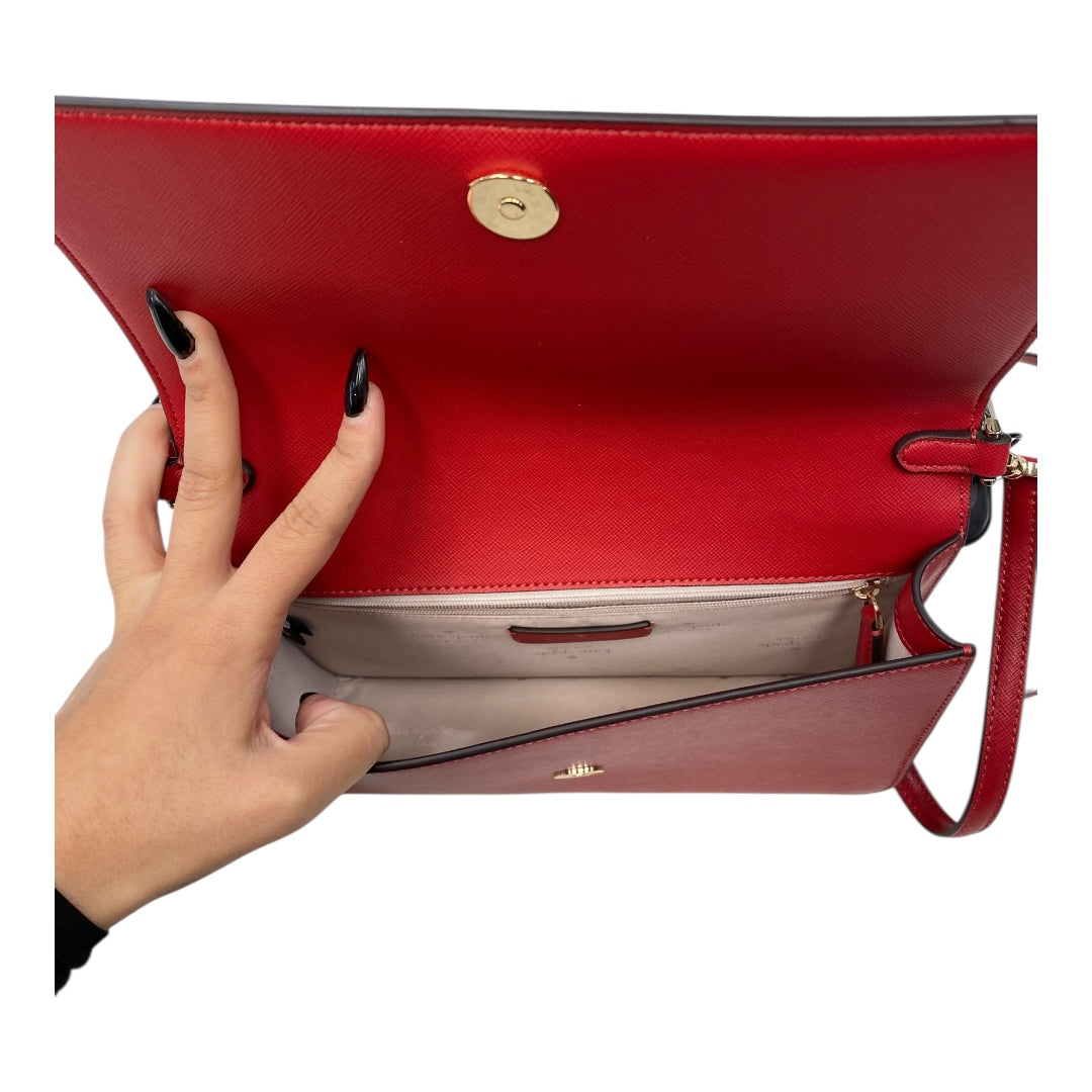 Handbag Designer By Kate Spade In Red, Size:Small