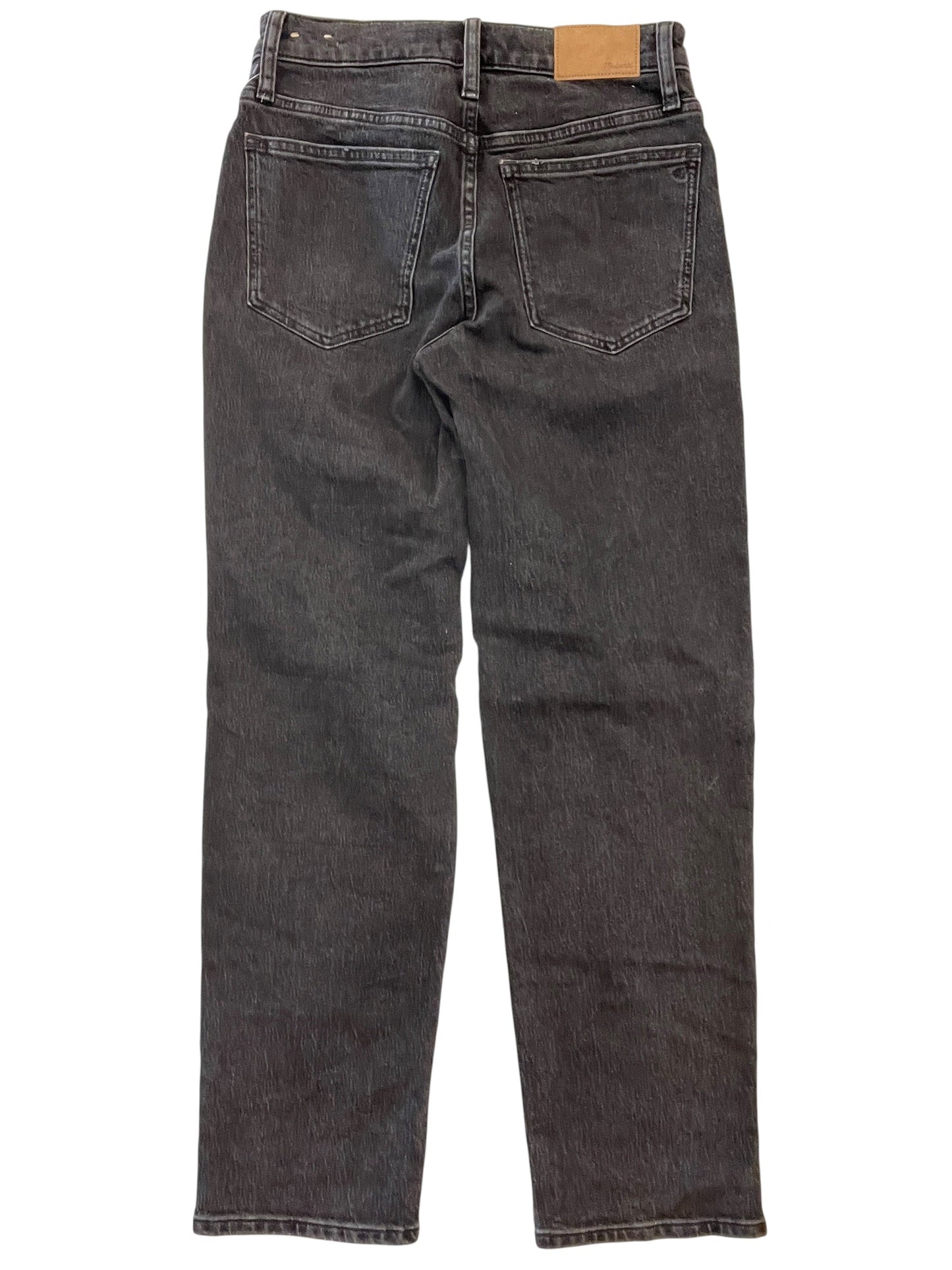 Jeans Straight By Madewell In Black Denim, Size:0P