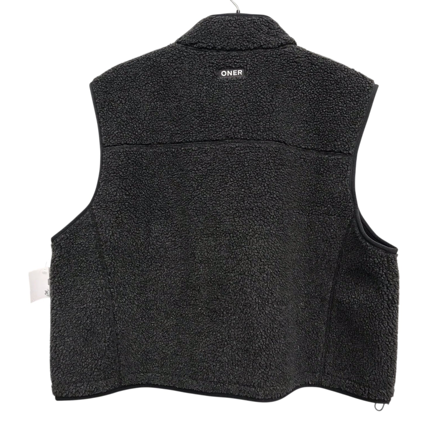 Vest Faux Fur & Sherpa By Oner Active In Grey, Size:1X