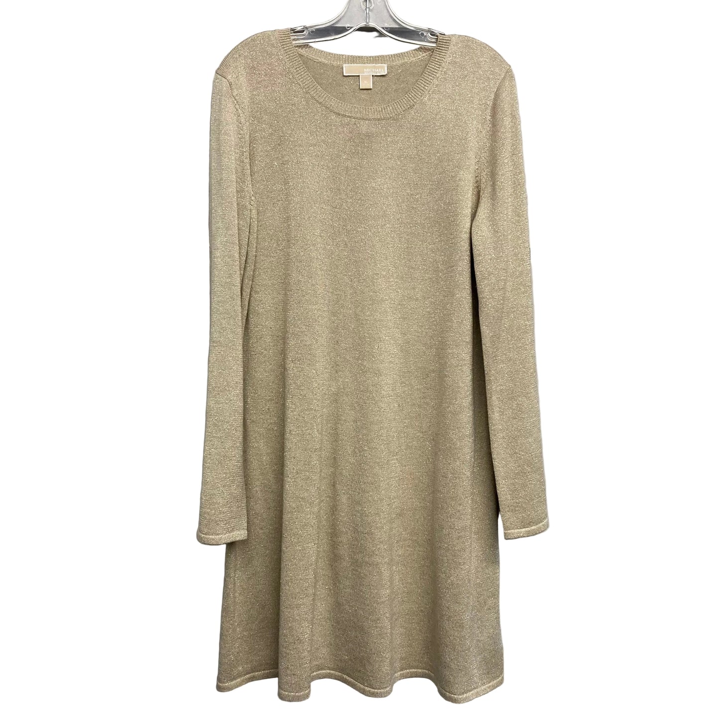 Dress Sweater By Michael By Michael Kors In Gold, Size:Xl