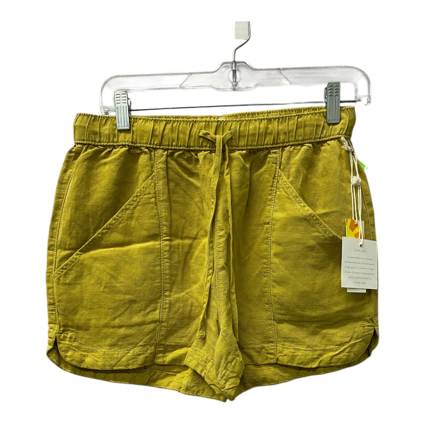 Shorts By C And C In Yellow, Size:S