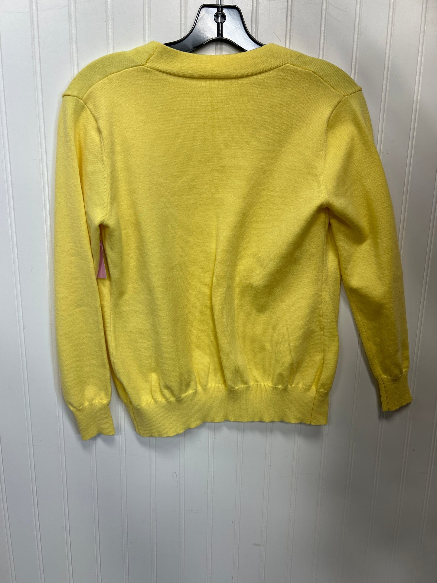 Cardigan By Clothes Mentor In Yellow, Size:M