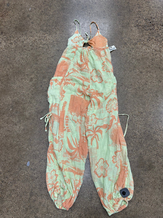 Jumpsuit By Out From Under In Green & Orange, Size:S