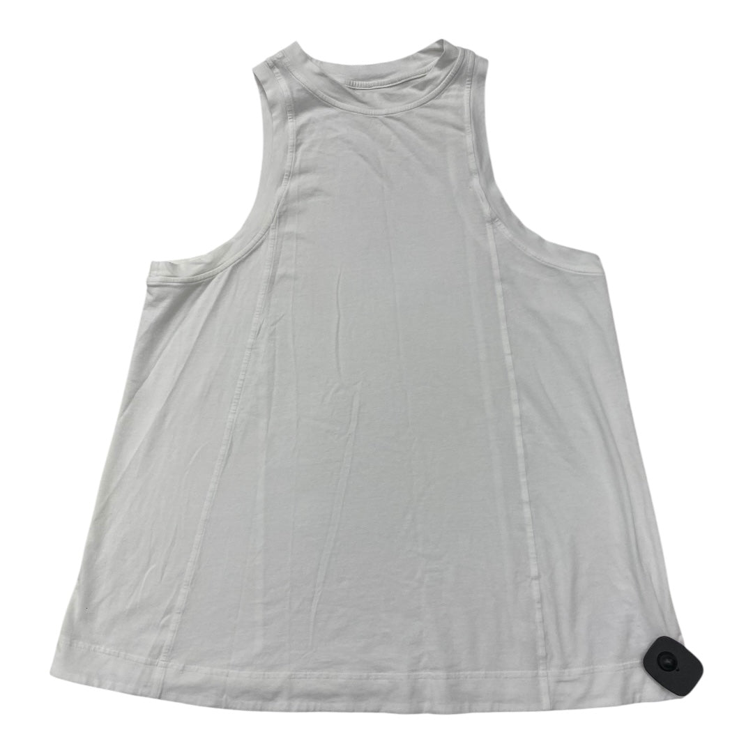 Athletic Tank Top By Lululemon In White, Size:L